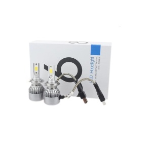 Kit 2 becuri halogen led auto h7 36w 3800 lumeni 6000k C6 12-24v - Img 4