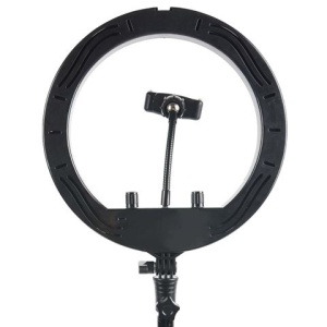 Lampa circulara cu led reglabila Studio King SKRL10 cu stativ (set vlogger) - Img 3
