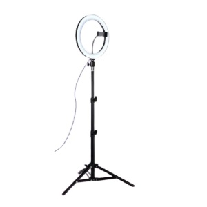 Lampa circulara fotografica Ring Light, 120 x LED SMD, lumina rece, calda si neutra Photo / video / MakeUp cu trepied 210cm inclus