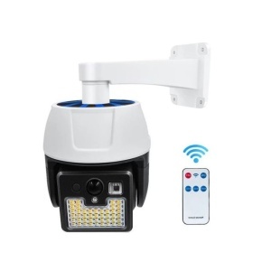 Lampa cu incarcare solara, tip camera falsa, 44 x SMD LED, rotire 360°, indicator LED, 3 moduri de iluminare K KATHODE - Img 3