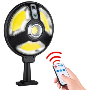 Lampa stradala cu incarcare solara, 150 x LED COB, senzor de miscare/amurg/stare de veghe, buton ON/OFF, telecomanda T-906C K KATHODE - Img 2