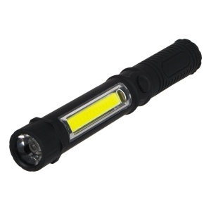 Lanterna neagra cu LED, DecorCasa, 16.5 cm