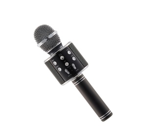 Microfon Karaoke Cu Bluetooth Si Boxa Incorporata , Compatibil cu Orice Smartphone , Acumulator Integrat , Negru - Img 2