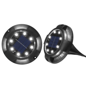 Set 12 lampi solare tip spot pentru gradina, 8 leduri, buton ON/OFF, senzor de lumina, alb rece 18-11 K KATHODE - Img 7