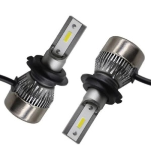 Set 2 becuri led H7, lumina alba, 6500k, ventilatie automata, fara erori, model 2021