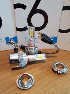 Set 2 Leduri H7 pentru far auto, putere 36W, 6500K, luminozitate 3800 Lumeni - Img 2