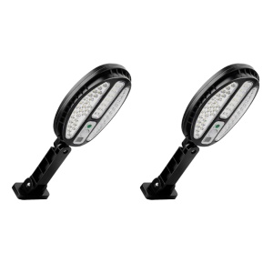 Set 2 x lampa cu incarcare solara, 66 x LED SMD, 3 moduri de functionare, buton ON/OFF, telecomanda inclusa HB-8188B K KATHODE