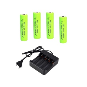 Set 4 acumulatori Li-Ion 18650 5000 mAh cu incarcator inclus KATHODE