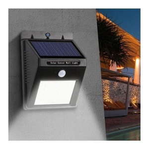 Set 4 Lampi Solare - 30 LED, Senzor Miscare, Senzor Lumina, Negru - Img 4