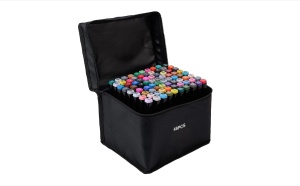 Set 48 markere duble, Alcool, 1-6 mm, Multicolor