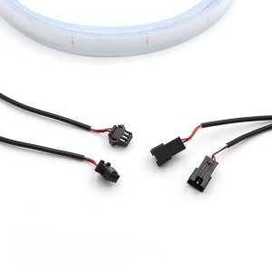 Set Benzi led, lumini auto de zi, DRL, 60 cm, RGB, 7 culori, cu telecomanda, K KATHODE - Img 3
