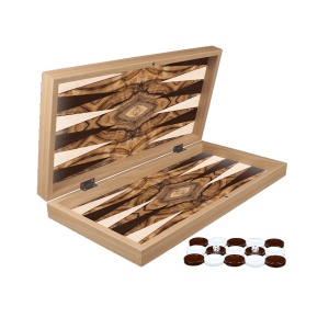 Set de Table din lemn lacuit Olive Burl, 50x50 cm - Img 2