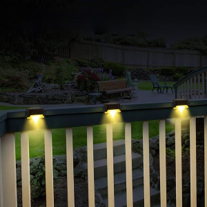 Set lampi solare pentru trepte, BOMSTOM, Senzor de Lumina, ABS, 5 W, Rezistent la apa IP65, 7.8x4.5x4.2 cm - Img 10