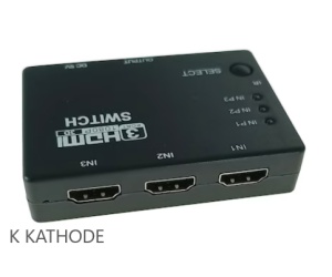 Switch HDMI FHD 1080p, cu 3 porturi de intrare si 1 port de iesire, cu telecomanda, negru - Img 2