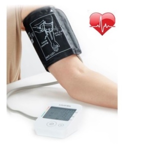 Tensiometru electronic avizat medical, Silver Edition cu manseta, digital, cu senzor automat, tensiune si puls, de precizie - Img 2