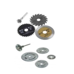 Trusa Set disc freza, metal, lemn si beton, prindere 6 mm + Set Disc freza debitat metal 6 piese