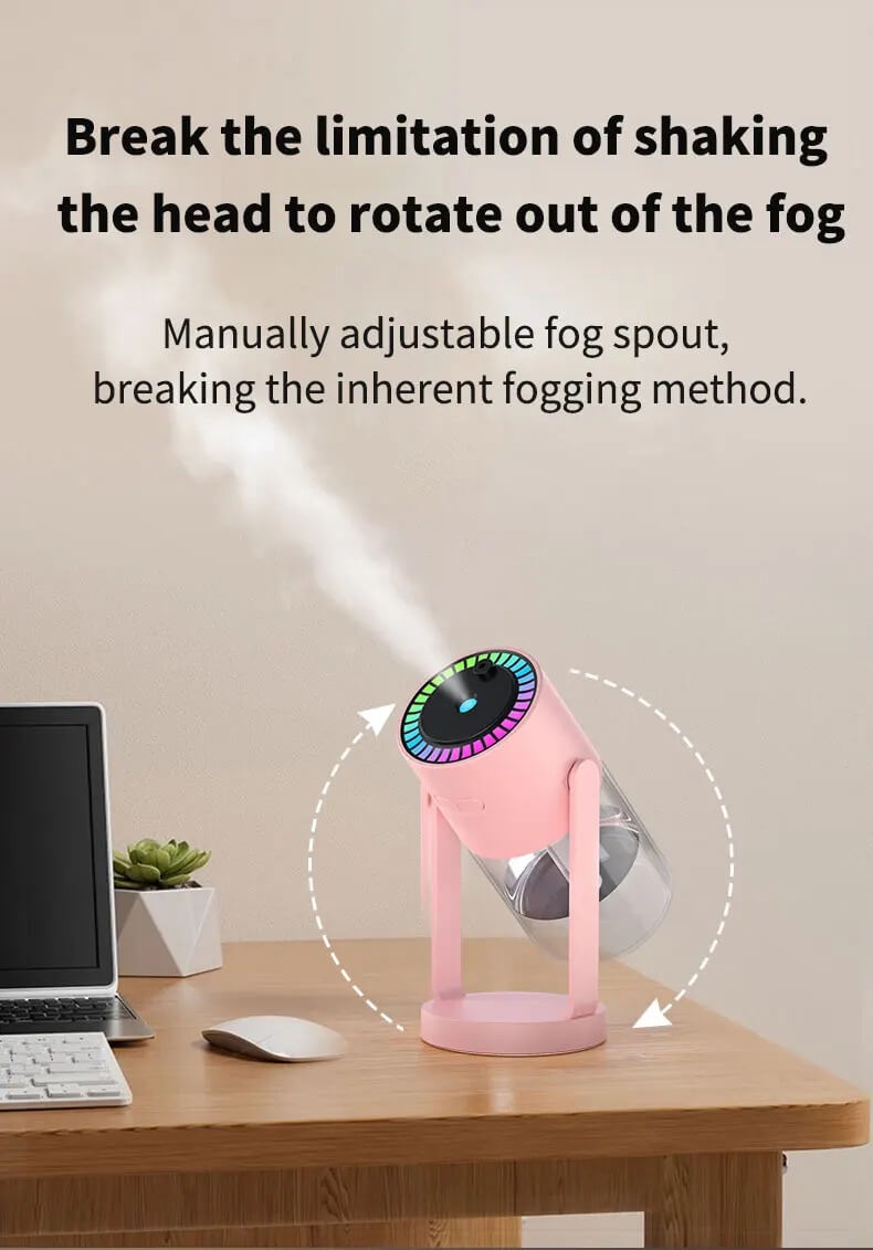 Proiector cu laser, 2in1, umidificator portabil, lumini led rgb, 5V, 2W, lumina rosie, oscilator, CL28