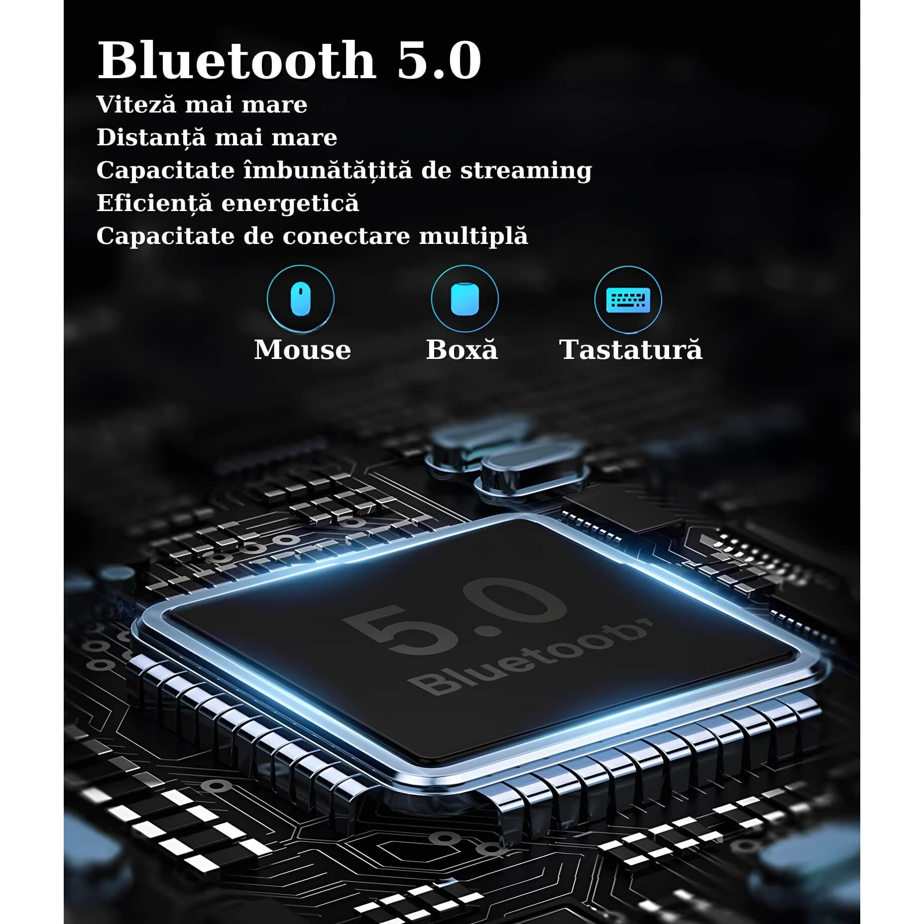 Videoproiector portabil wireless, Smart, 4K, telecomanda, Android TV 11.0, Difuzor incorporat, HDMI, USB