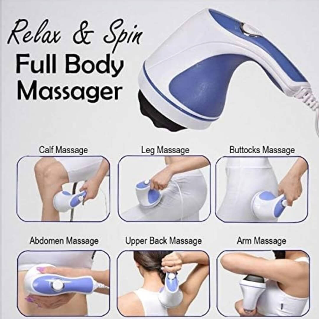 Aparat de facut masaj, Relax & Tone 360 grade, 3 IN 1, relaxare, tonifiere si inlaturare celulita