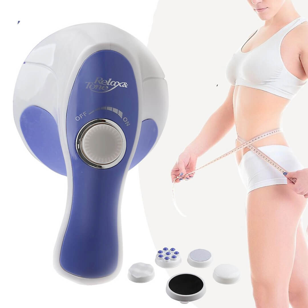 Aparat de facut masaj, Relax & Tone 360 grade, 3 IN 1, relaxare, tonifiere si inlaturare celulita