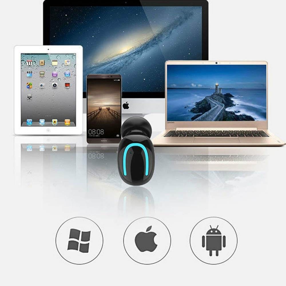 Casti wireless cu microfon, bluetooth, TWS, iluminare led, doc incarcare, OD BT007