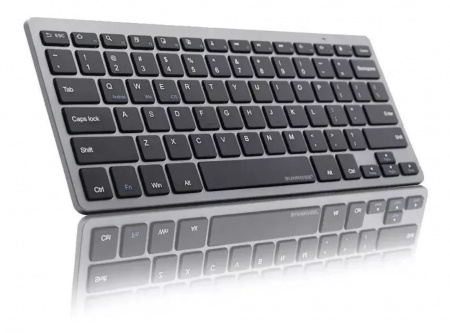 Tastatura wireless bluetooth, reincarcabila, acumulator inclus, Android, IOS, slim, WB-8055, negru