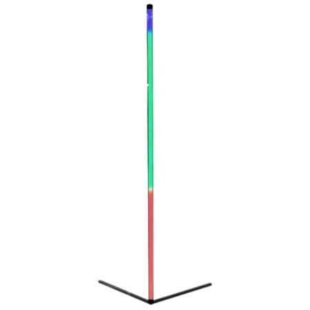 Lampa de colt led rgb, control aplicatie, telecomanda, joc de lumini, sincronizare muzica, picior podea