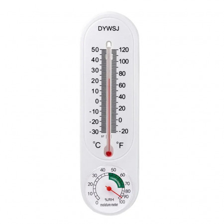 Termometru ambiental, 50 grade celsius, alb