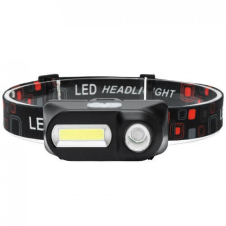 Lanterna de cap cu acumulator, 10W, 2 Led COB XPE, 3.7V 18650 6000mah – BL-KX-1804