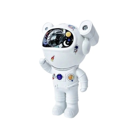 Proiector led galaxie, in forma de astronaut, pentru camera, copii, bluetooth, efect nebula, aurora