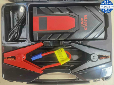Starter auto multifunctional, acumulator extern, lanterna, 2000A, clesti pornire, 12V, K02