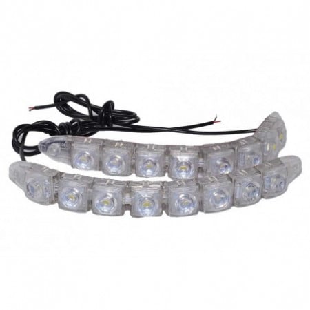 Set Leduri Auto 2x18 Drl 18W Led SMD Lumina Alba