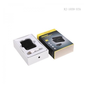 Casti wireless cu microfon, bluetooth, TWS, iluminare led, doc incarcare, OD BT007