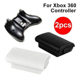 Set 2 Capac baterii controller xbox 360, maneta joystick gamepad, Negru