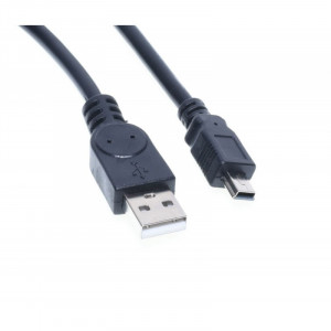 Cablu incarcare controller PS3, incarcare rapida, Calitate Premium, mini USB, 2 mufe