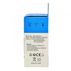 Incarcator de acumulatori, 2-R3, 2-R6, 1-9V, C802HD, GOOD