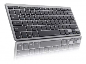 Tastatura wireless bluetooth, reincarcabila, acumulator inclus, Android, IOS, slim, WB-8055, negru