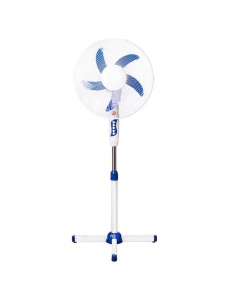 Ventilator camera cu picior, oscilator, 3 viteze, 40cm diametru, 40W, inaltime reglabila, 150cm, alb
