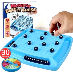 Joc cu bile magnetice, TDItronics, educativ si interactiv, 3 moduri, pentru copii si adulti, 33 piese