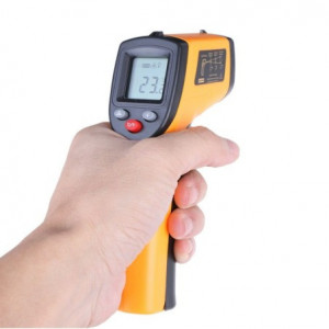 Pistol termometru, -50°C, 400°C, baterii aaa 1 5v, GM320