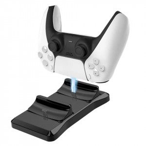 Statie de incarcare ps5, Incarcator controller dock, dublu, pentru consola playstation 5, tip c