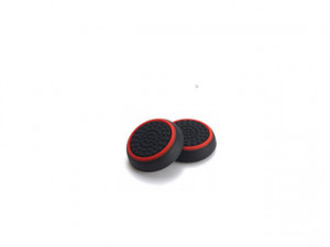 Thumb grip PS4, PS3, PS5, XBOX 360, pentru thumbstick gamepad set 2, calitate premium, Rosu, Negru
