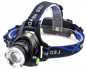 Lanterna pentru cap, CREE XM-L T6, 2 acumulatori 18650 inclusi, incarcator de masina inclus, Zoom reglabil – BL-6699-T6