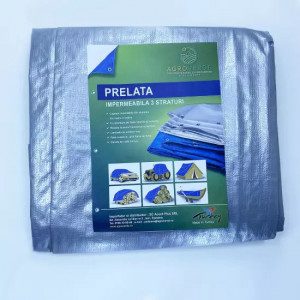 Prelată tratată UV, culoare gri - menține aspectul impecabil al obiectelor tale