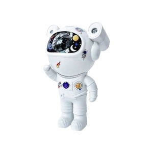 Proiector led galaxie, in forma de astronaut, pentru camera, copii, bluetooth, efect nebula, aurora