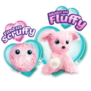 Jucarie de plus, scruff a luvs, 3 ani, catelus, roz