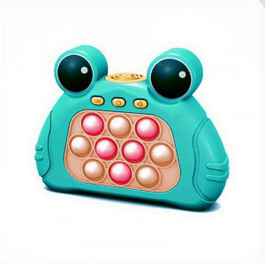 jucărie pop it, fast push, electronic, 4 nivele, interactiva, verde