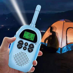 Set 2 statie de vorbit pentru copii, Walkie Talkie, lanterna, raza de actiune 3KM, 1000 mAh, +3 ani, DJ100