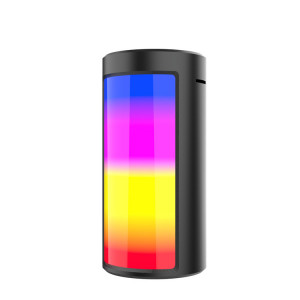 Boxa bluetooth portabila, lumini disco, radio FM, AUX, USB, display LED, ZQS-1201, acumulator, negru