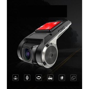 Camera auto de bord, pentru navigatie universala cu android, Full HD 1080P, slot card TF 32GB, ADAS